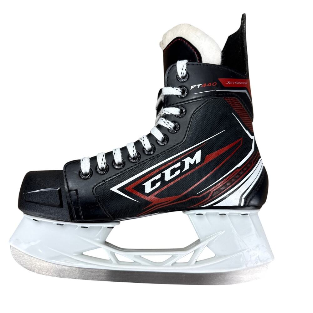 CCM JetSpeed FT440 Ice Hockey Skates Size US 6 EU 40 Men's Youth Gorpcore Black